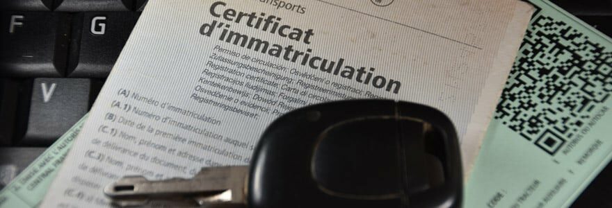 certificat d'immatriculation